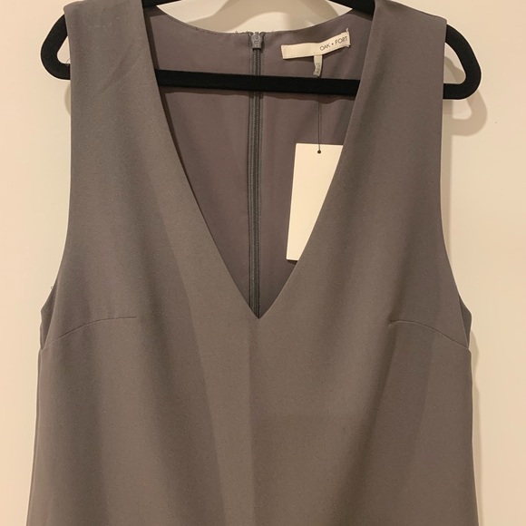 Oak & Fort Grey Romper XS NWT - Picture 3 of 8